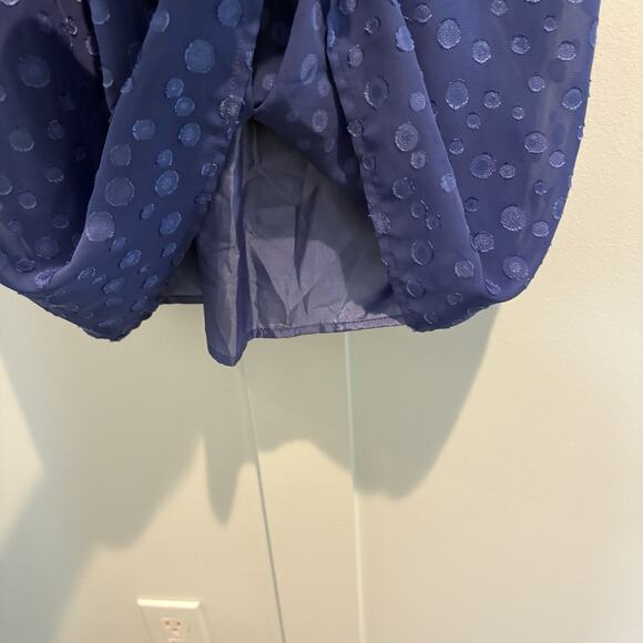 NWT Fairy Babydoll Dress Juniors Large Blue Chiffon Sheer Overlay Whimsy Y2K - Picture 5 of 15